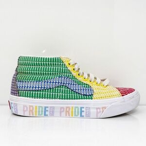 Vans Unisex SK8 Mid 508357 Multicolor Pride Casual Shoes Sneakers Size M 7.5 W 9
